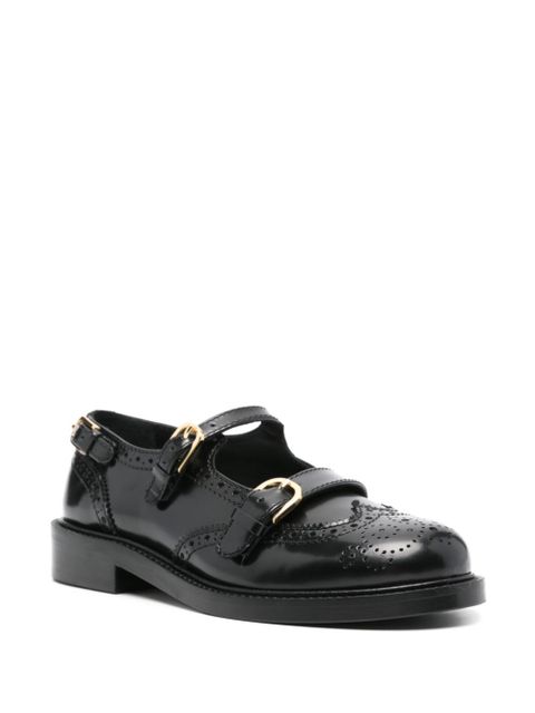 SANDRO buckle-detail brogues - Black