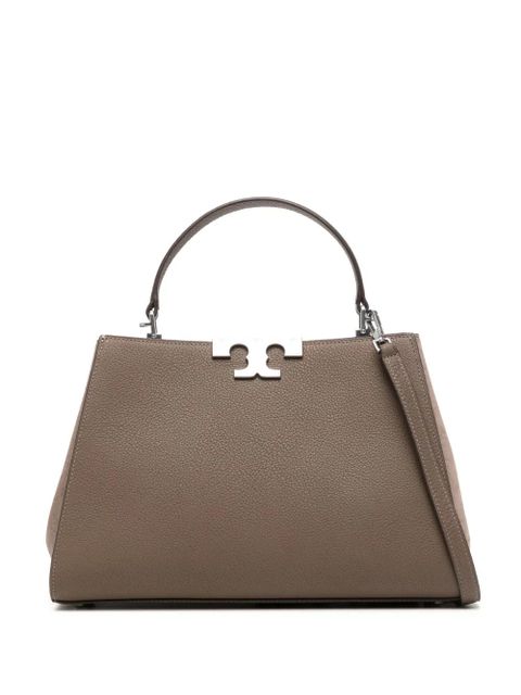 Tory Burch Eleanor leather satchel bag - Brown - zdjęcie produktu nr 1