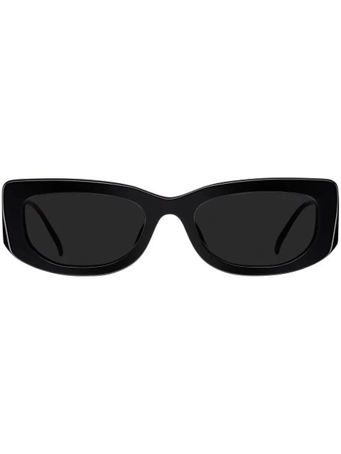 Prada Eyewear Symbole rectangle-frame sunglasses - Black - zdjęcie produktu nr 1