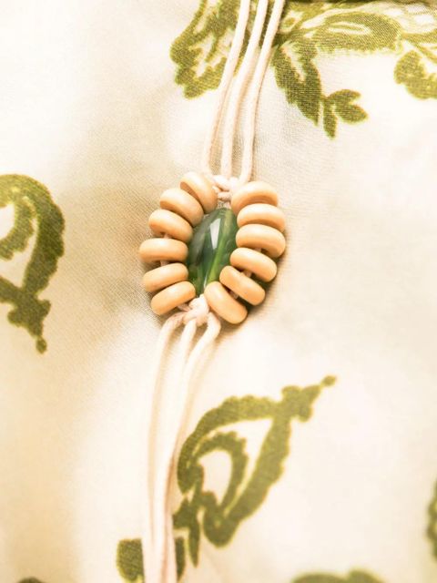 ZIMMERMANN Raie floral-print belted dress - Green