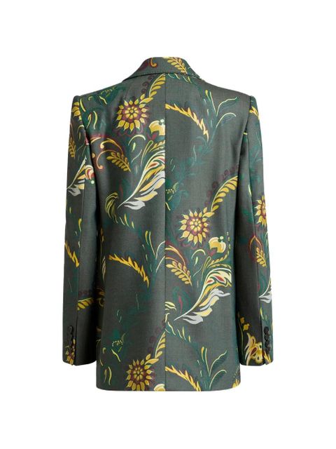 ETRO floral-pattern blazer - Green - zdjęcie produktu nr 2