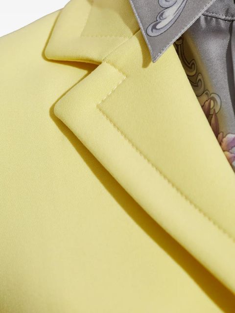 Versace single-breasted blazer - Yellow