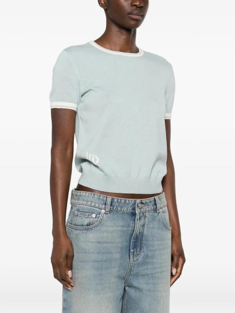 Lauren Ralph Lauren logo-motif short-sleeve T-shirt - Blue