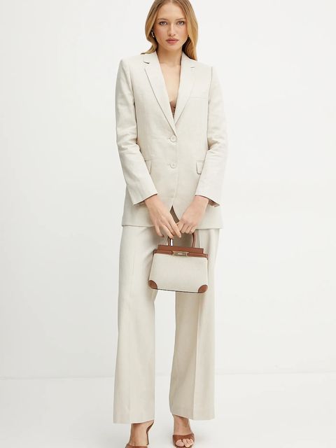 MICHAEL Michael Kors spodnie lniane