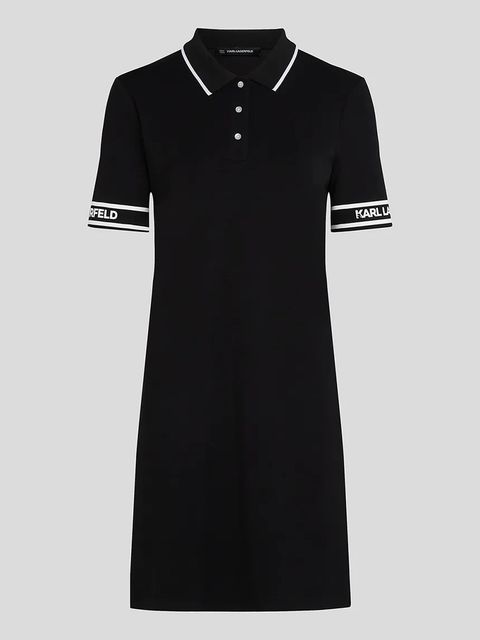 Karl Lagerfeld sukienka kolor czarny mini prosta A3W13003