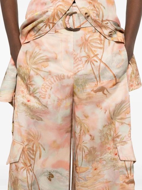 ZIMMERMANN Illuminate cargo pants - Orange