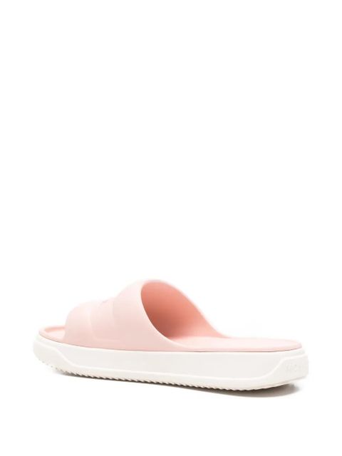 Moncler Altive logo-embossed slides - Pink
