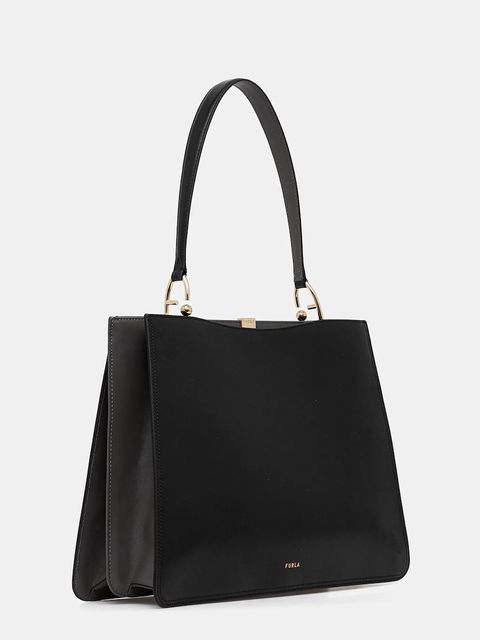 Furla torebka skórzana kolor czarny WB01803.BX4253.4427S