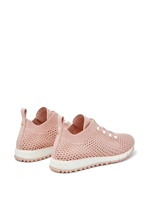Jimmy Choo Veles pearl-embellished sneakers - Pink