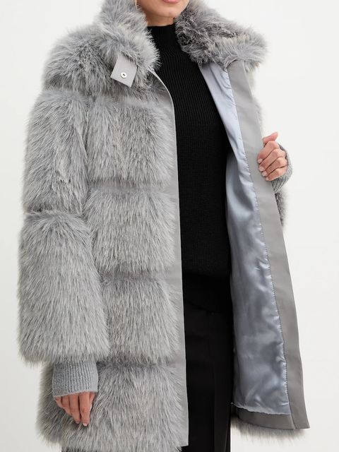 Patrizia Pepe płaszcz kolor szary 2O0175 E077