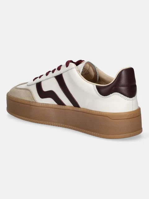 Gant sneakersy skórzane Cuzmani damskie kolor beżowy 31531047