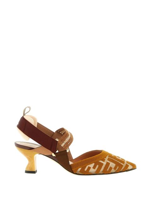 FENDI Hummingbird mesh pumps - Brown - zdjęcie produktu nr 1