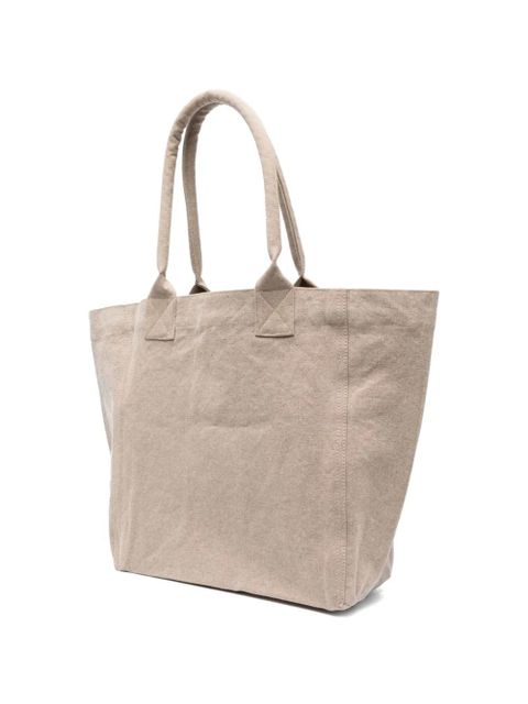ISABEL MARANT Yenky logo-embroidered tote bag - Neutrals - zdjęcie produktu nr 1