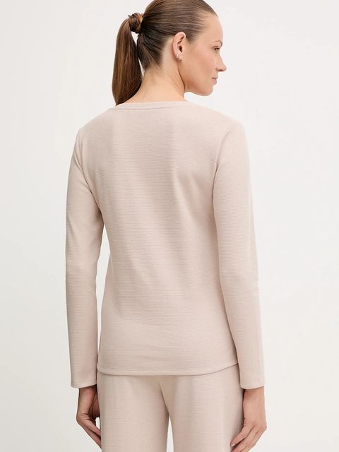 BOSS longsleeve lounge kolor beżowy 50550316 - zdjęcie produktu nr 2