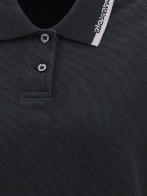 Alexander Wang polo-collar mini dress - Black