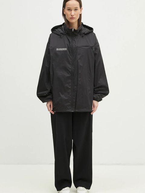 Pangaia kurtka kolor czarny przejściowa 10002129