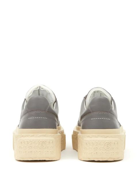 MM6 Maison Margiela Gambetta leather sneakers - Grey