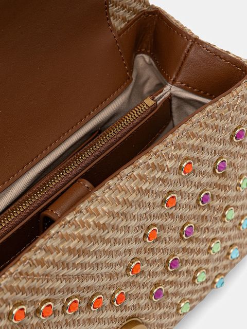 Pinko torebka kolor zielony 100044 A2CG