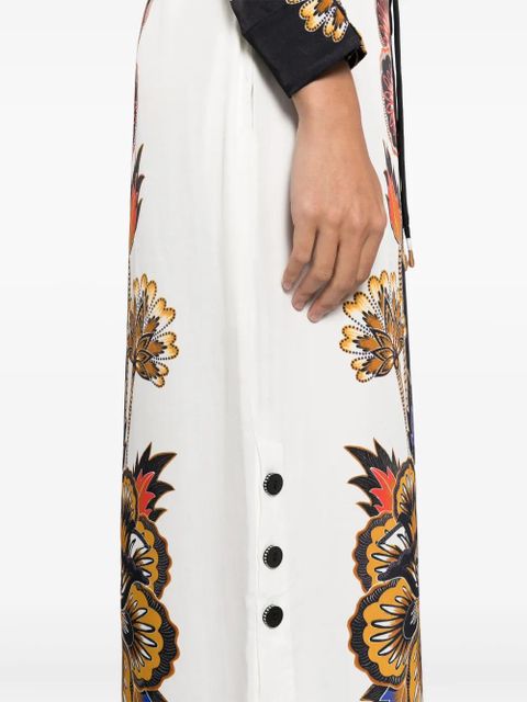 FARM Rio floral midi dress - Blue