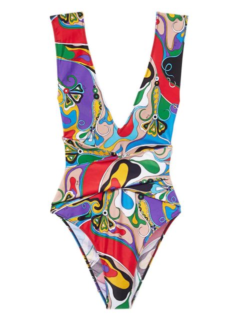 PUCCI Orchidee-print swimsuit - Purple - zdjęcie produktu nr 1