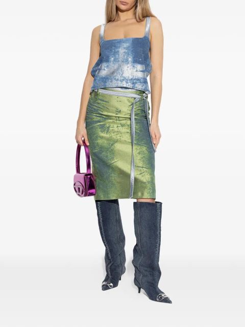 Diesel De-Sanat-Fsi midi dress - Green - zdjęcie produktu nr 2
