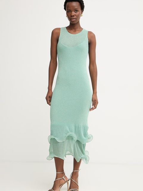 Simona Corsellini sukienka z wiskozą - zdjęcie produktu nr 1