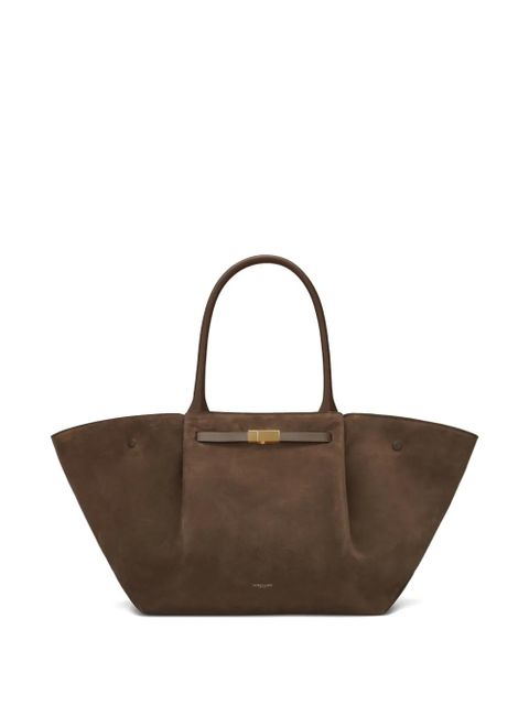 DeMellier The New York grain leather tote bag - Brown - zdjęcie produktu nr 1