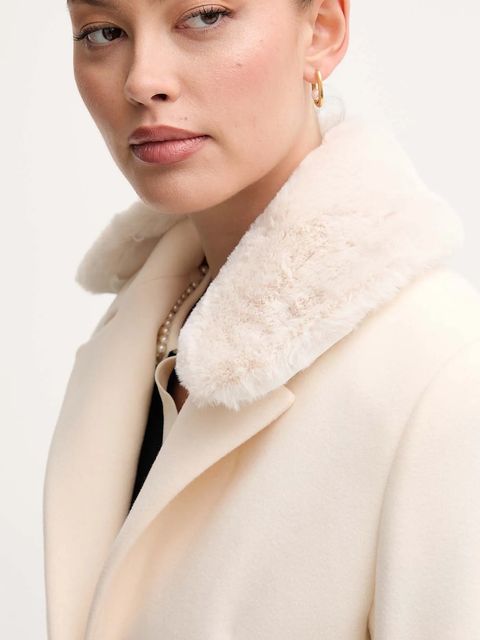 Gaudi płaszcz kolor beżowy 521BD35019