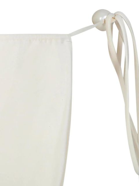 Magda Butrym halterneck bikini top - Neutrals