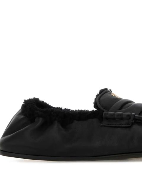 Miu Miu leather loafers - Black - zdjęcie produktu nr 2