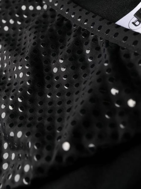 Balmain foiled triangle bikini - Black