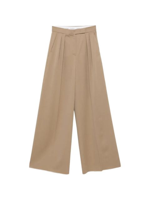Max Mara Mxmquorum pleated pants - Brown - zdjęcie produktu nr 1