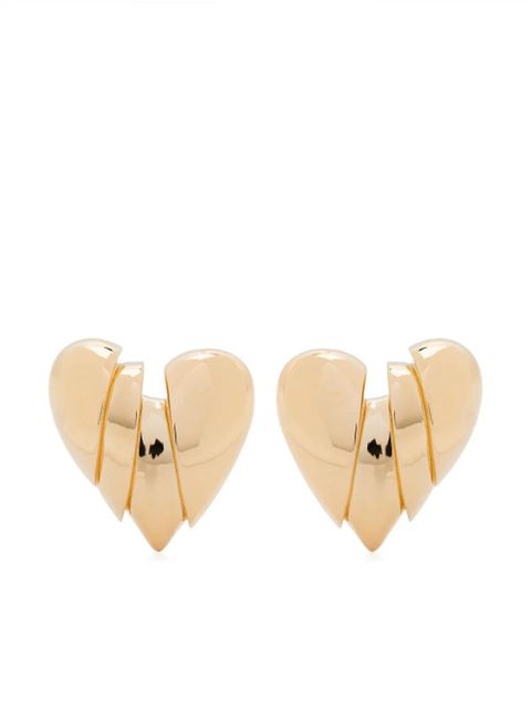 Amina Muaddi Heart Breaker earrings - Gold - zdjęcie produktu nr 1