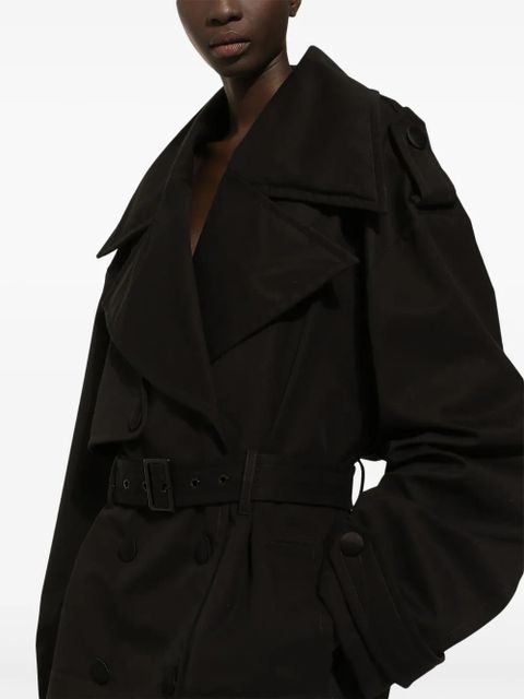 Dolce & Gabbana belted double-breasted jacket - Black