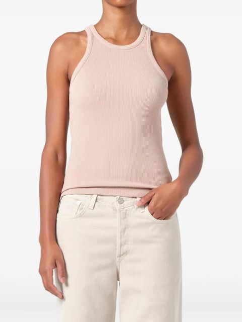 AGOLDE Rayne ribbed tank top - Neutrals