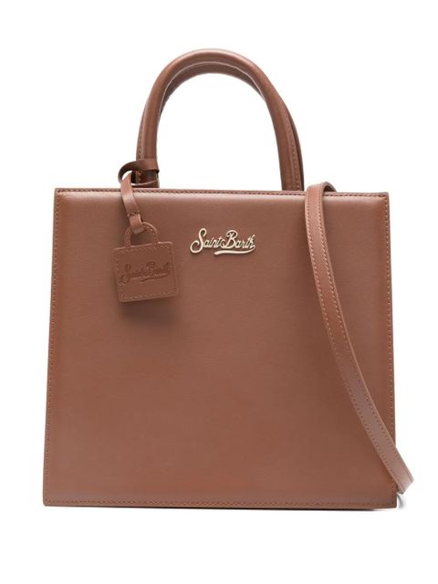 MC2 Saint Barth logo-lettering tote bag - Brown - zdjęcie produktu nr 1