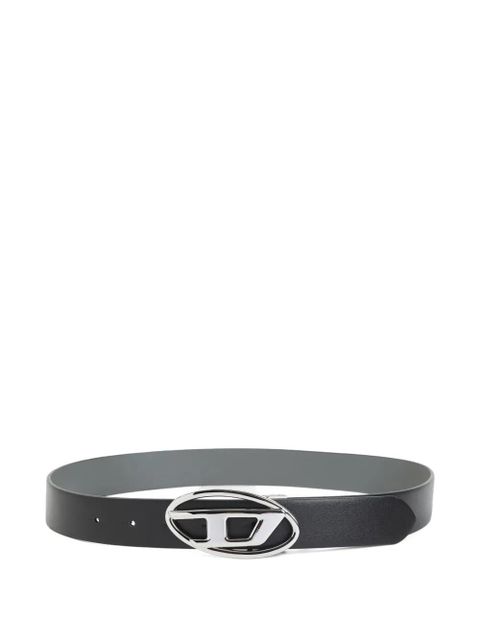 Diesel logo-plaque leather belt - Black - zdjęcie produktu nr 1