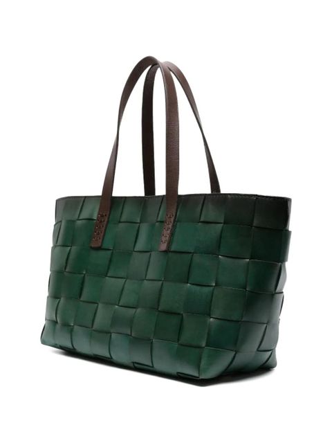 DRAGON DIFFUSION woven shoulder bag - Green