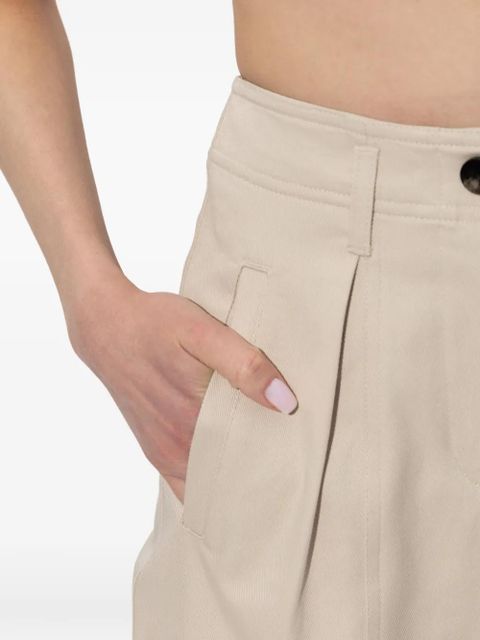 Max Mara pleated tapered trousers - Neutrals