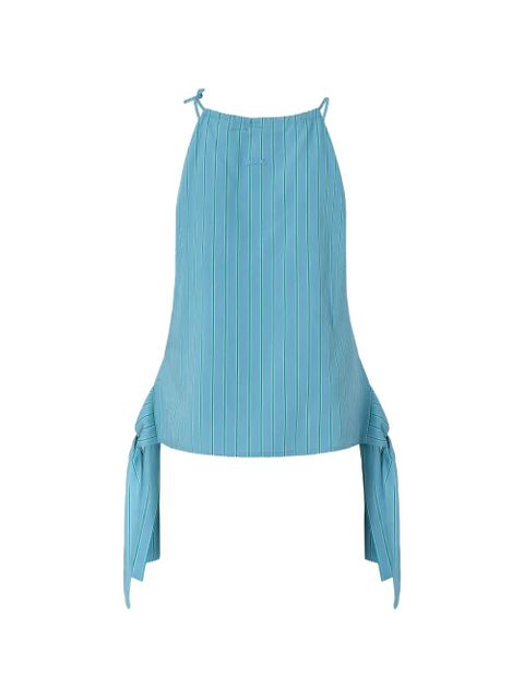 PINKO striped halterneck top - Blue - zdjęcie produktu nr 2