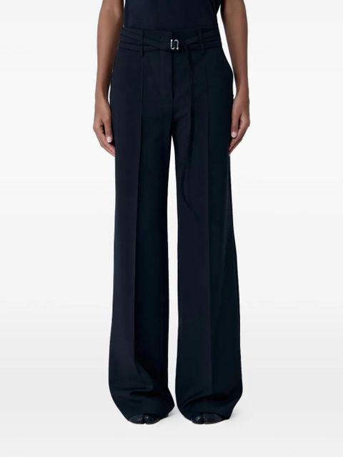 Sportmax high-rise wide-leg trousers - Black - zdjęcie produktu nr 1
