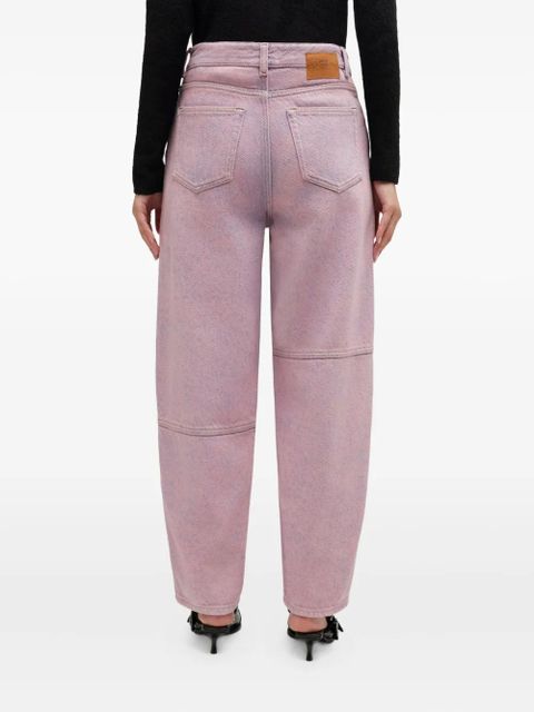 GANNI seam-detail jeans - Pink