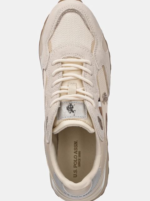 U.S. Polo Assn. sneakersy VICKY001 damskie kolor beżowy VICKY001W/ETS1