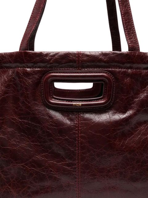 Maje leather tote bag - Red - zdjęcie produktu nr 1