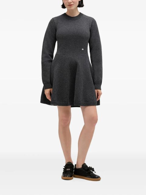 GANNI long-sleeve mini dress - Grey - zdjęcie produktu nr 2