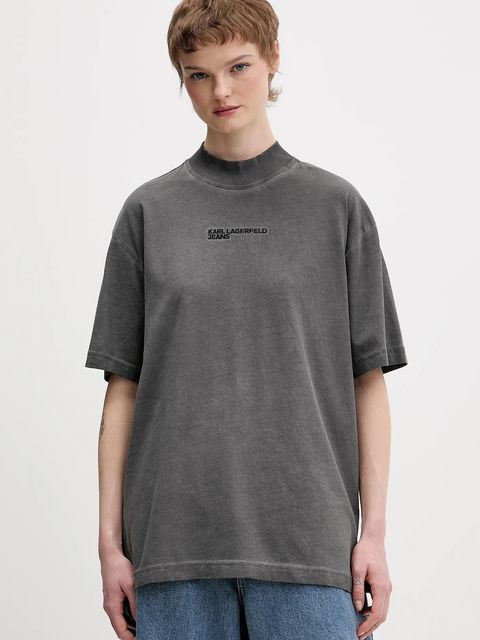 Karl Lagerfeld Jeans t-shirt bawełniany - zdjęcie produktu nr 1