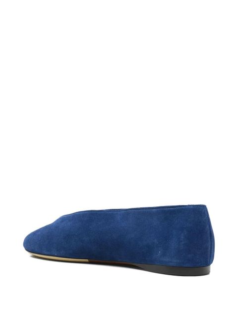 Moschino suede ballet flats - Blue