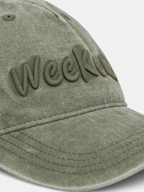 Weekend Max Mara czapka z daszkiem bawełniana BRUNO - zdjęcie produktu nr 1