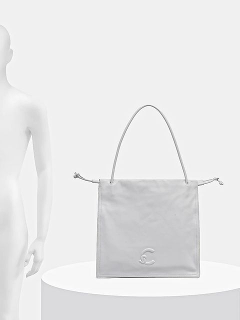 Coccinelle torebka skórzana kolor szary E1 SS5 11 01 01