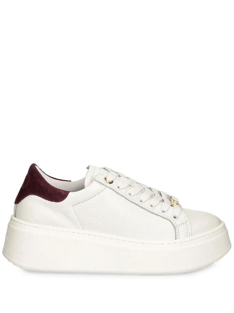 TWINSET leather sneakers - White - zdjęcie produktu nr 1